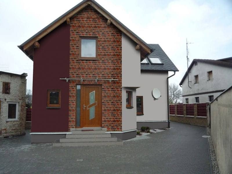 Moderní návrh fasády - varianta 2