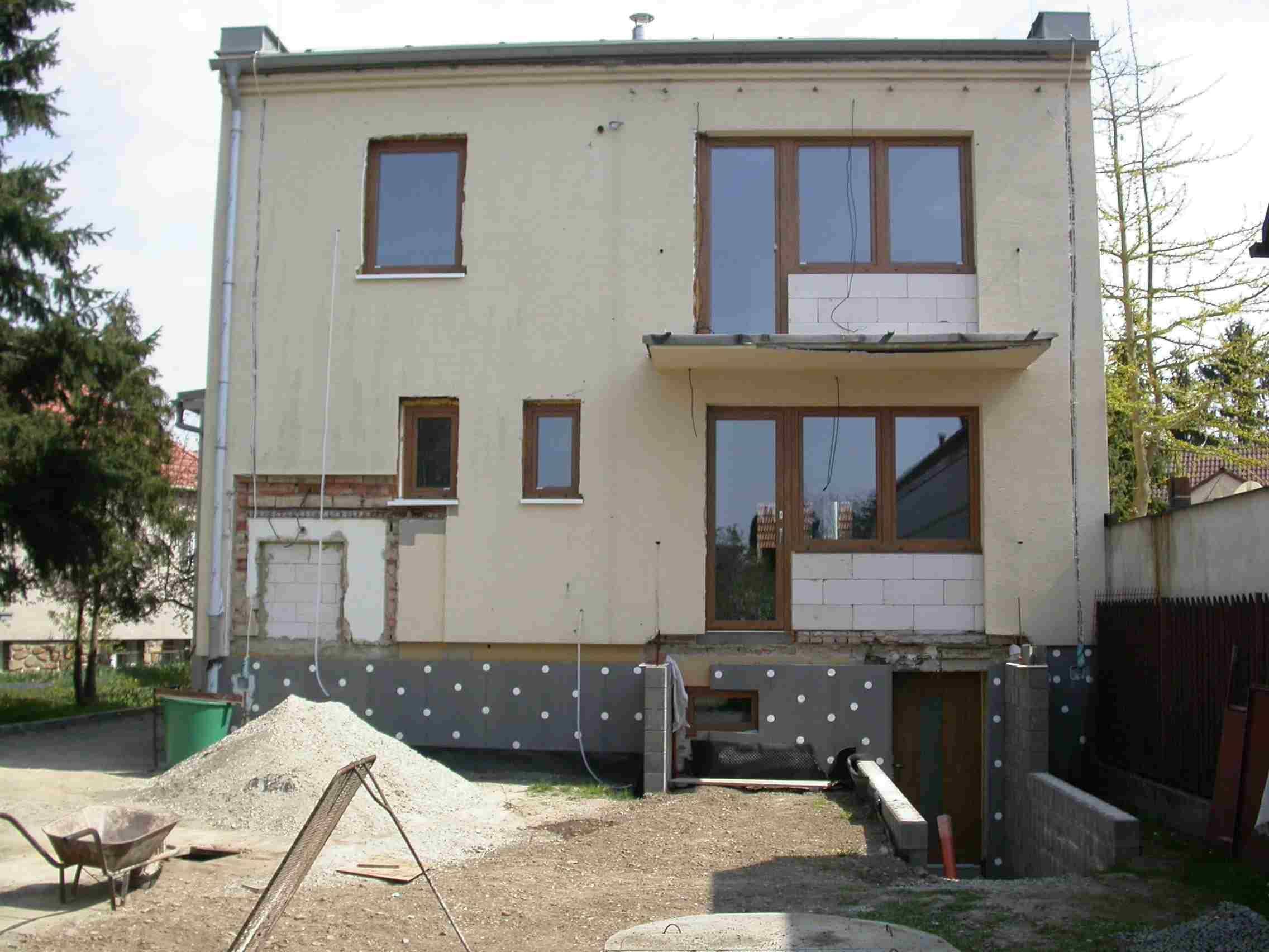 Rodinný dům před návrhem fasády