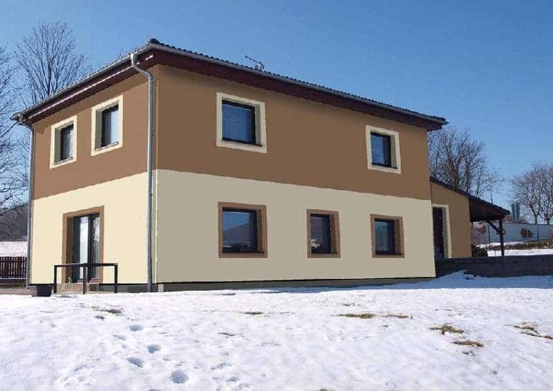 Vizualizace fasády - návrh 3