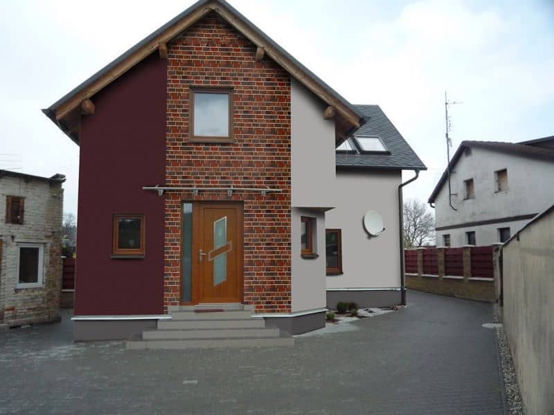 Moderní návrh fasády - varianta 2